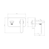 Гигиенический душ  Lemark Melange LM4919CW со смесителем белый/хром